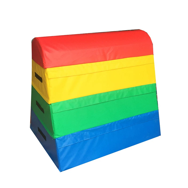 Мягкая четырехсекционная коробка для прыжков с дуговой крышкой